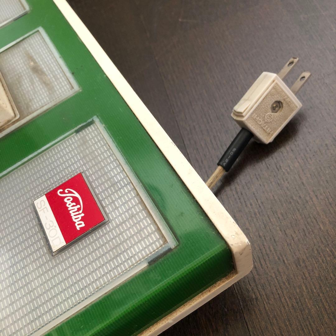 昭和家電　東芝　CRYSTAL ZEPHYR SF-30D レトロ家電