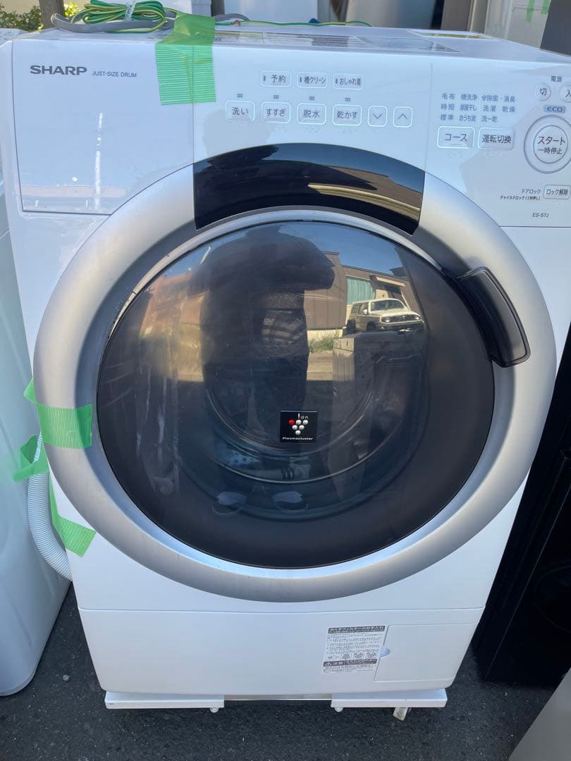 SHARP ドラム式洗濯機 ES-S7J-WR 2024年製