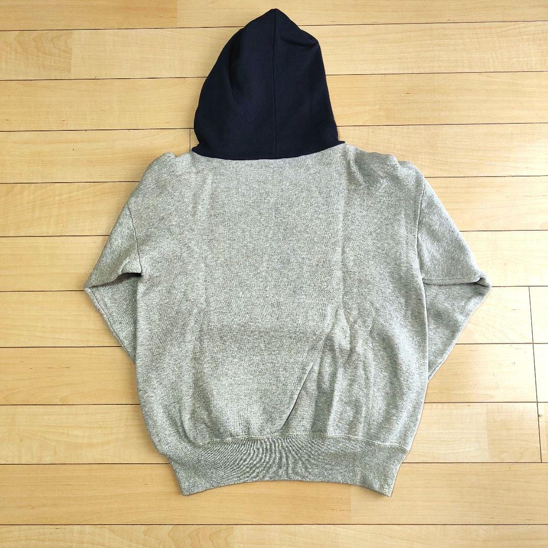 50s VINTAGE SWEAT パーカー　ツートン　リブ長　ヴィンテージ