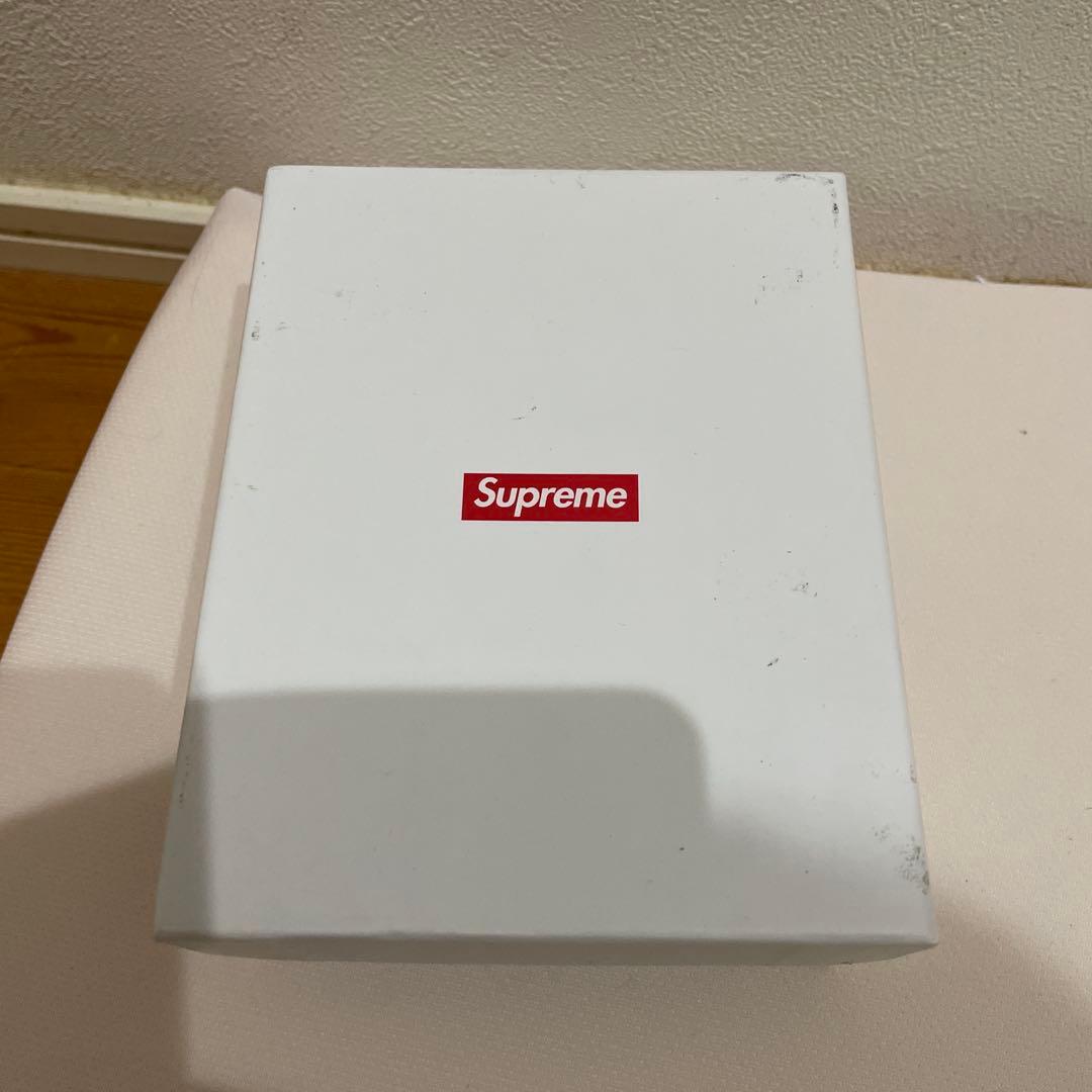 Supreme Repeat Leather Belt S/M 蛍光イエロー