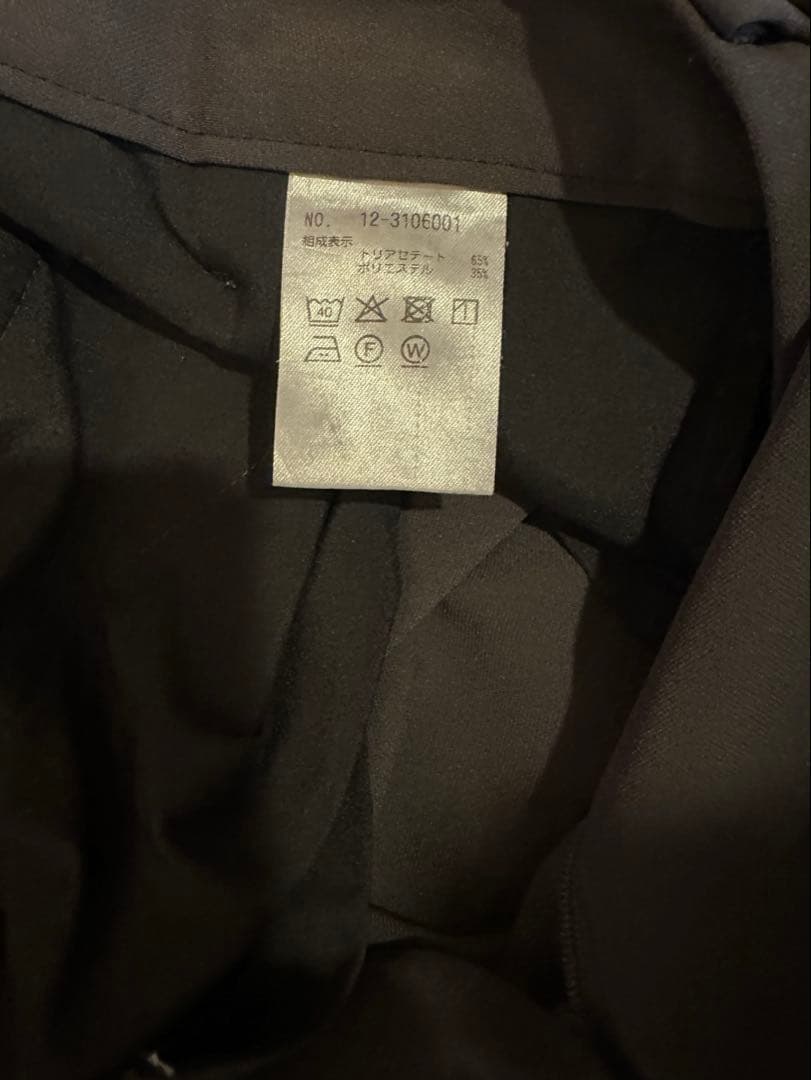 プラステ PLST セットアップ スーツ グレー ノーカラージャケット 2023