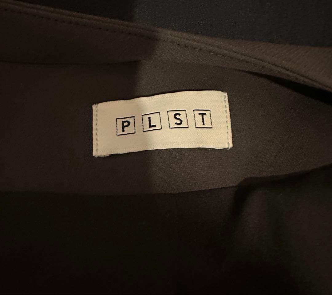 プラステ PLST セットアップ スーツ グレー ノーカラージャケット 2023