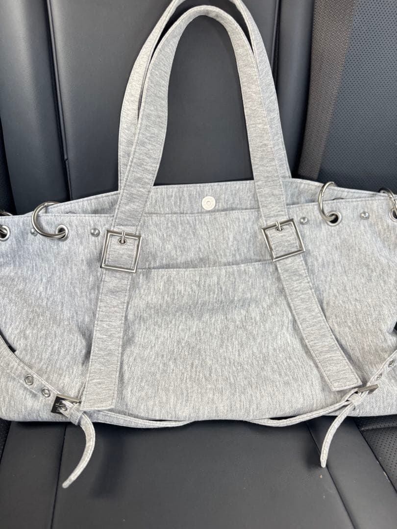 m*i様 グレー　Darich リングスウェットボストンバッグ