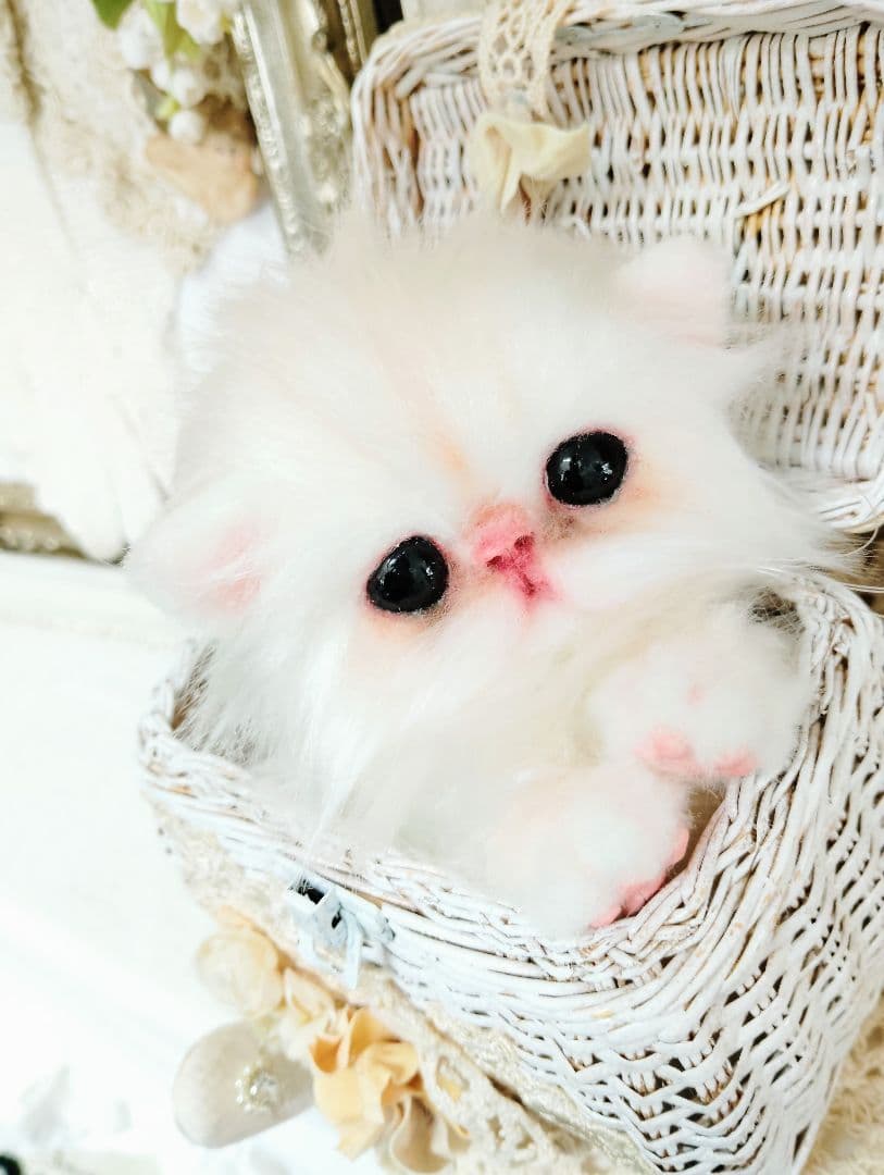 エキゾチック♡子猫のぷんちゃん♡アートドール♡ぬいぐるみ♡