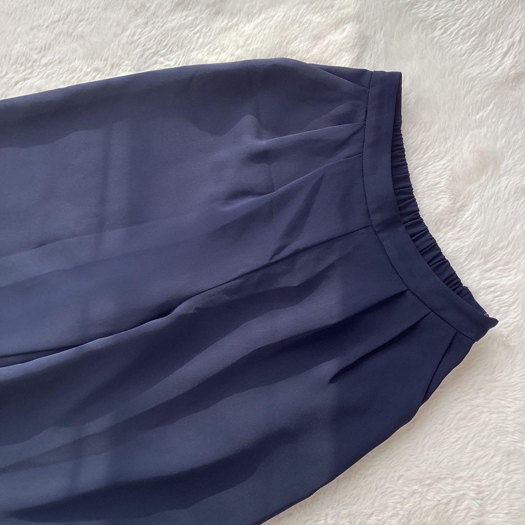 【美品】BEAMS ノーカラー　スリーピース セットアップ　スーツ　ネイビー