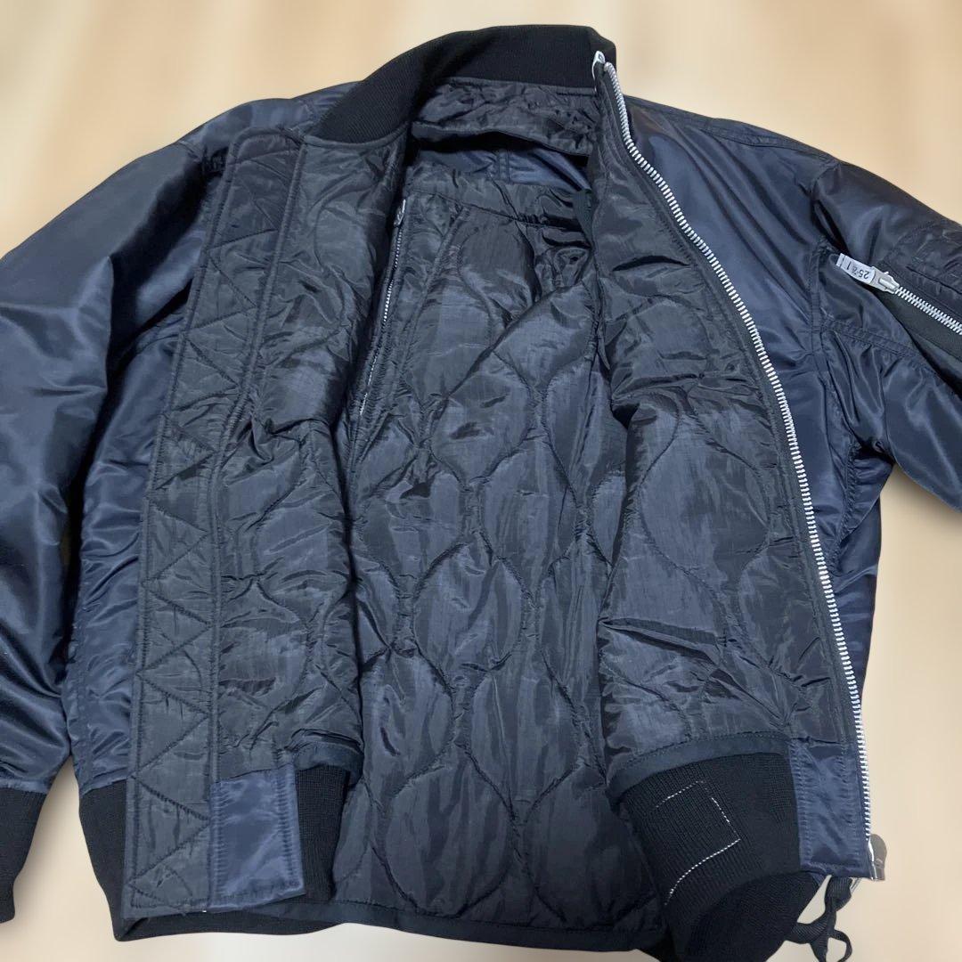 MAISON MIHARA YASUHIRO ブラック ボンバージャケット