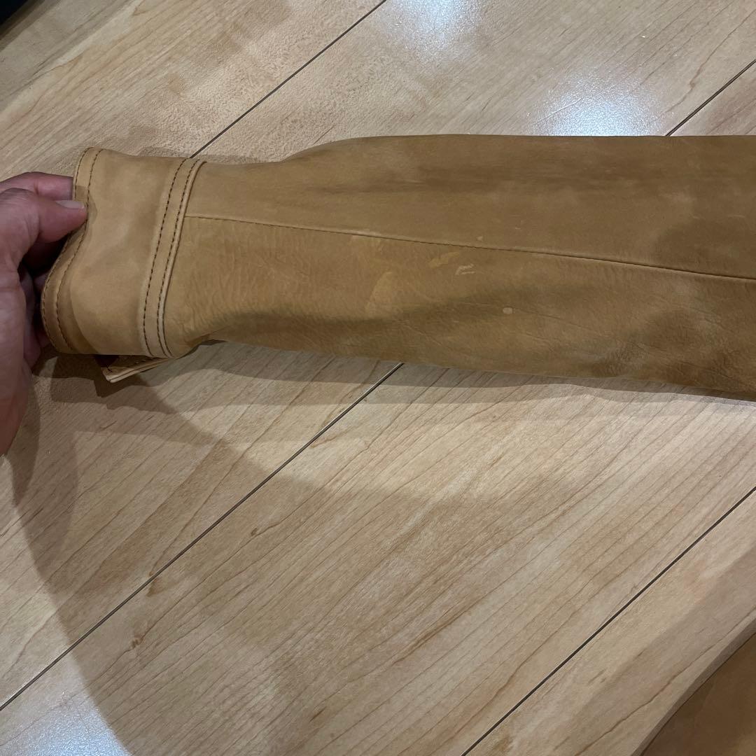 ジャケット・アウター MINEDENIM 20SS Calf Nubuck Zipup Rib BZ