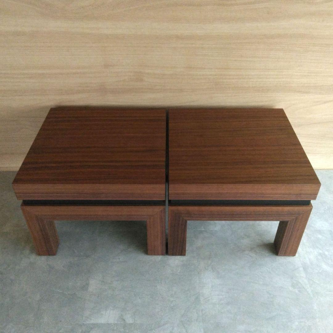 木製スピーカースタンド一対　Walnut