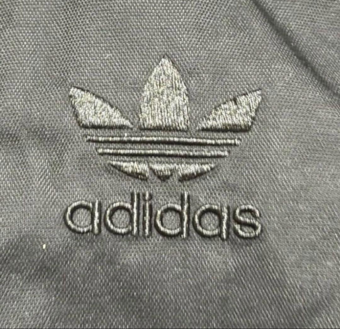 adidas N-2B ボンバージャケット ロゴ 短丈 ファー 黒