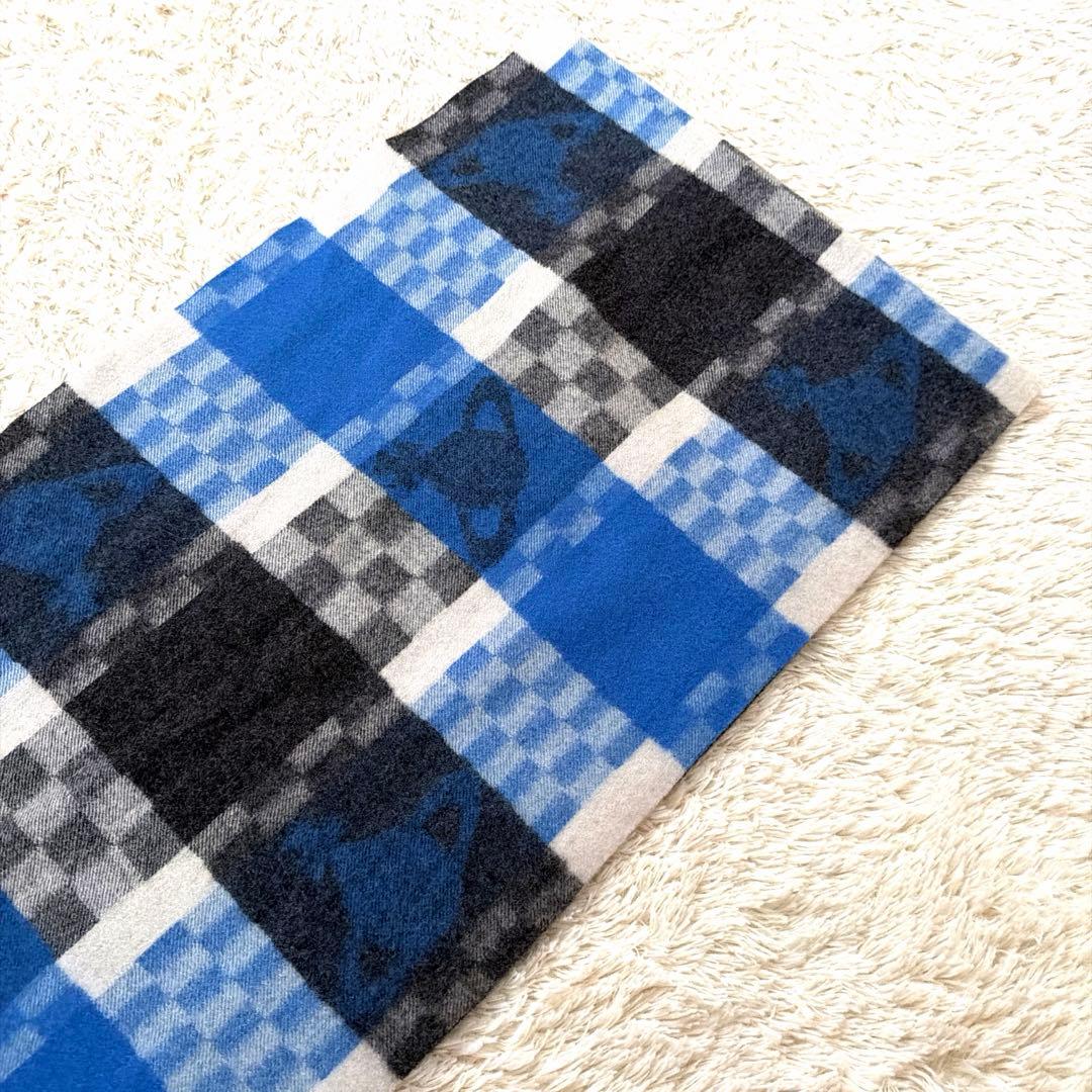 【新品タグ付き】ヴィヴィアンウエストウッド 大判 マフラー ストール カシミヤ