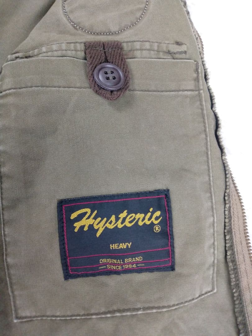 【希少】ヒステリックグラマー ミリタリージャケット 刺繍ワッペン