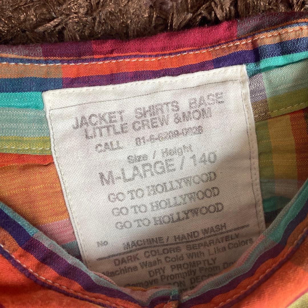 デニムダンガリー レア　リュック　シャツ　セット　シャツ140