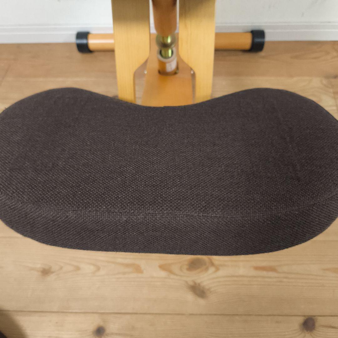 宮武製作所 プロポーションチェア バランスチェア ブラウン クッション付き