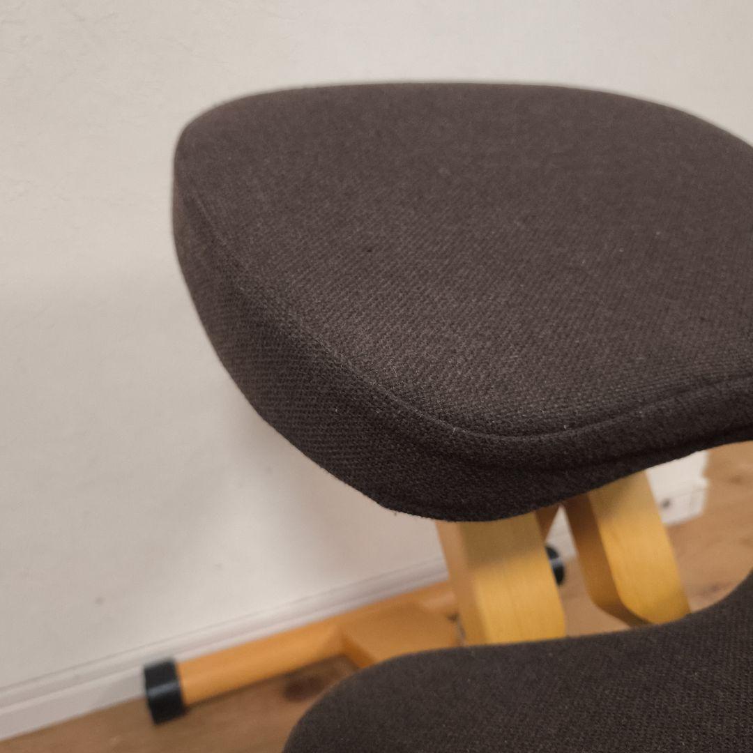 宮武製作所 プロポーションチェア バランスチェア ブラウン クッション付き