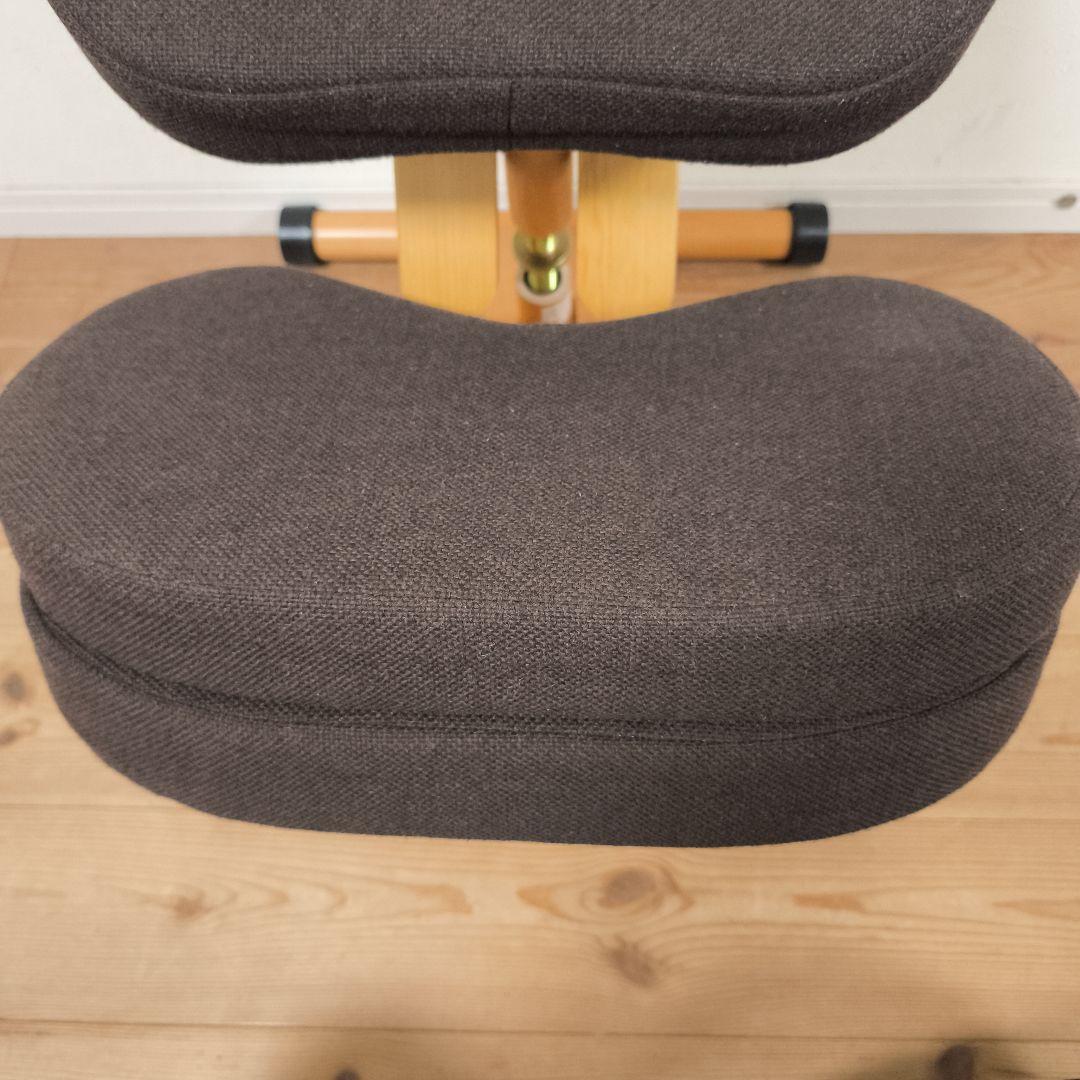 宮武製作所 プロポーションチェア バランスチェア ブラウン クッション付き