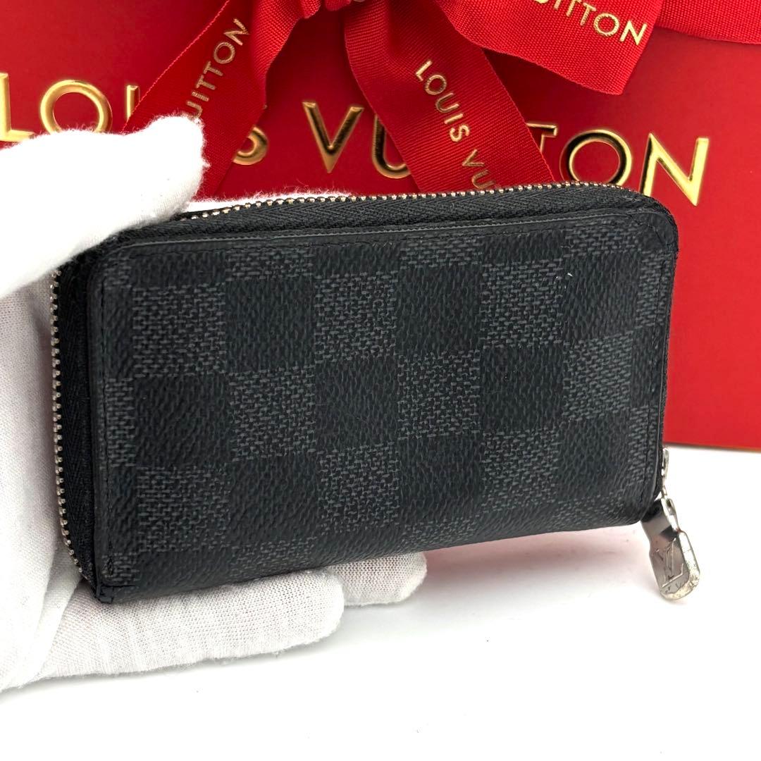 ルイヴィトン ジッピーパース ダミエグラフィット 財布 小銭入れ ブラック
