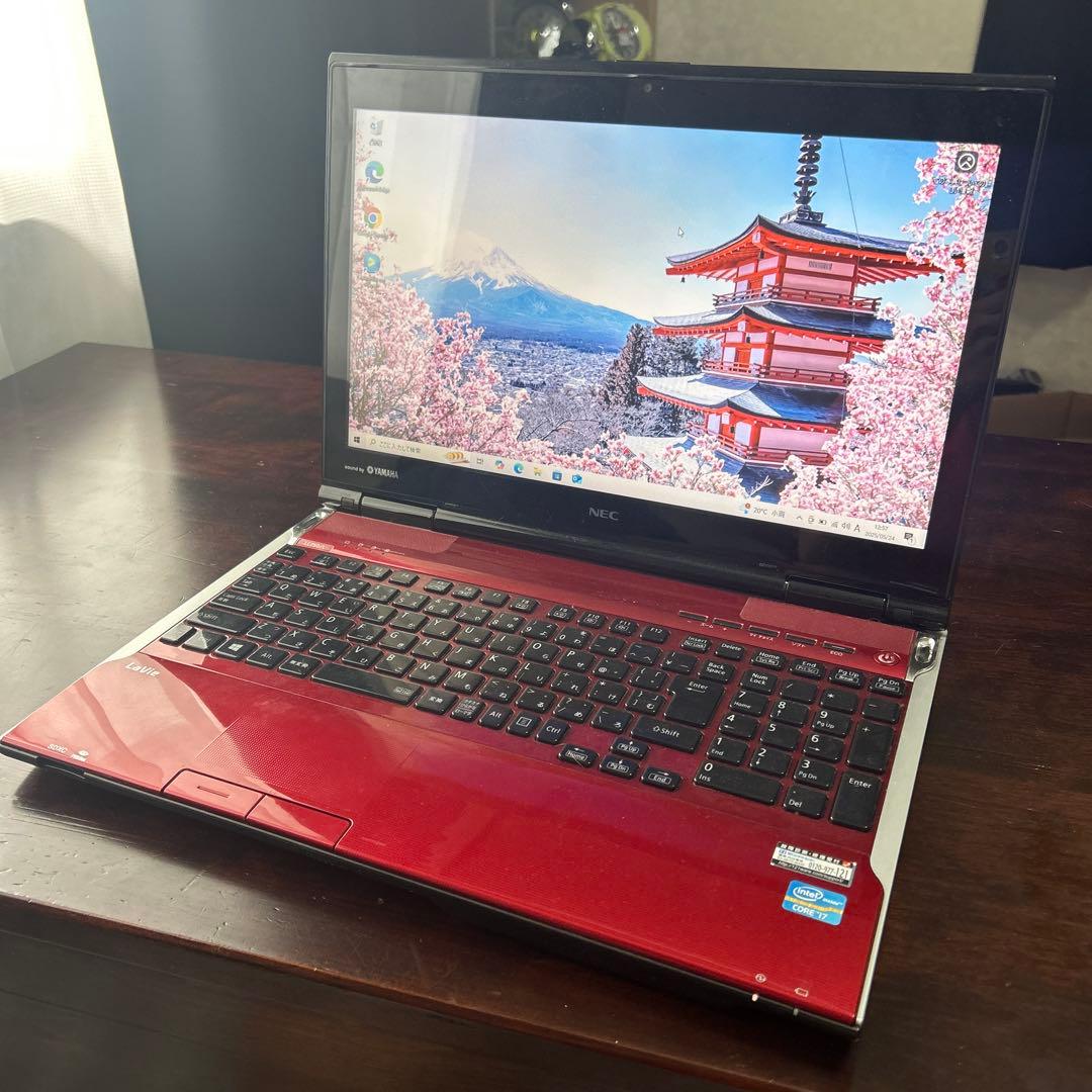 その他ノートPC本体 NEC lavie LL750LS6R i7 480GB BluRay