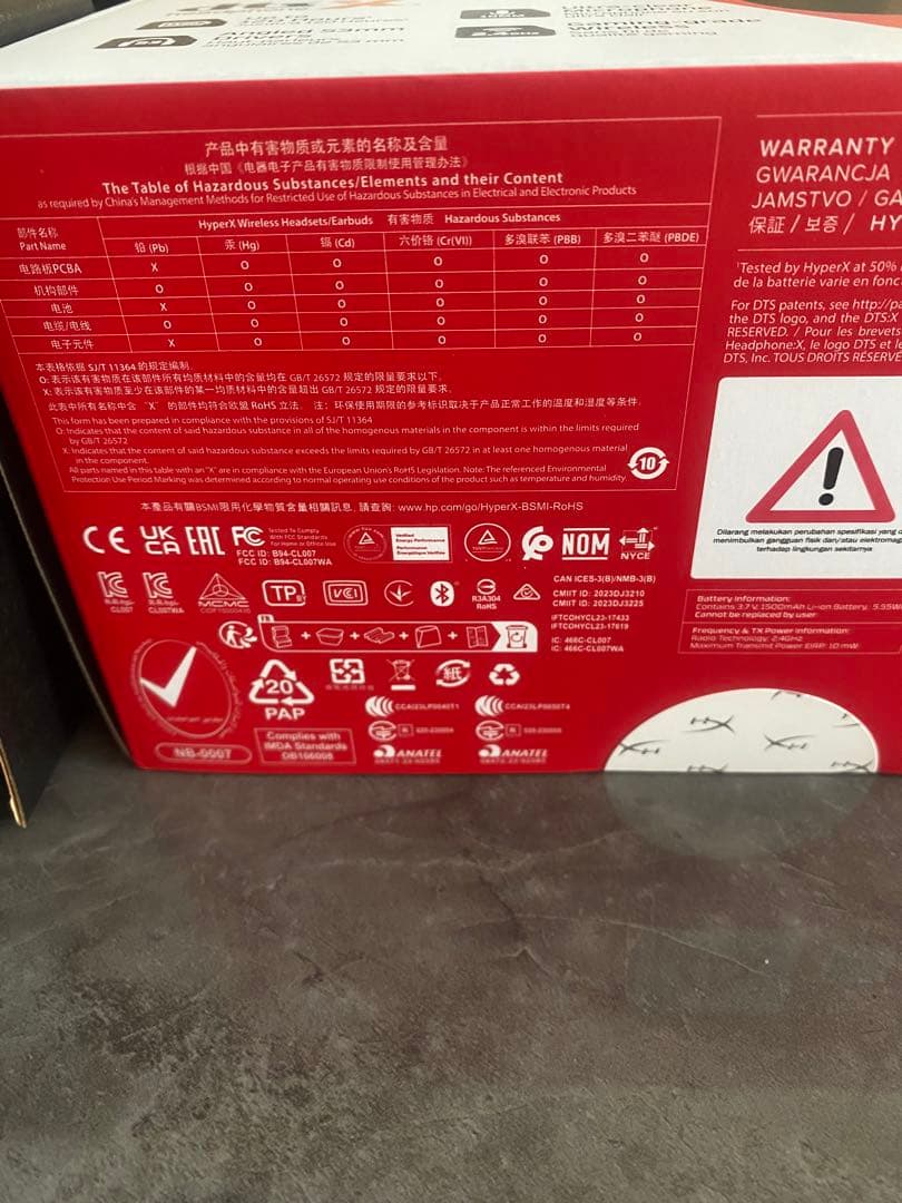 新品　HyperX Cloud III Wireless ゲーミングヘッドセット