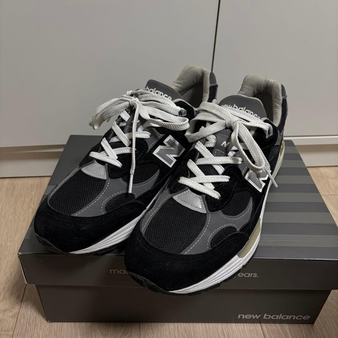New Balance M992EB 27.5cm ブラック/グレー　美品