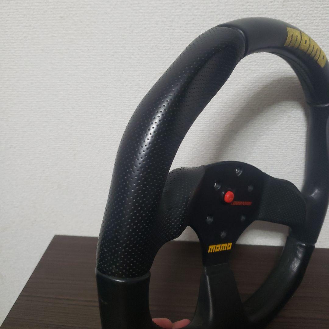 あむ　正規品 絶版 momo COMMANDO ステアリング 黒