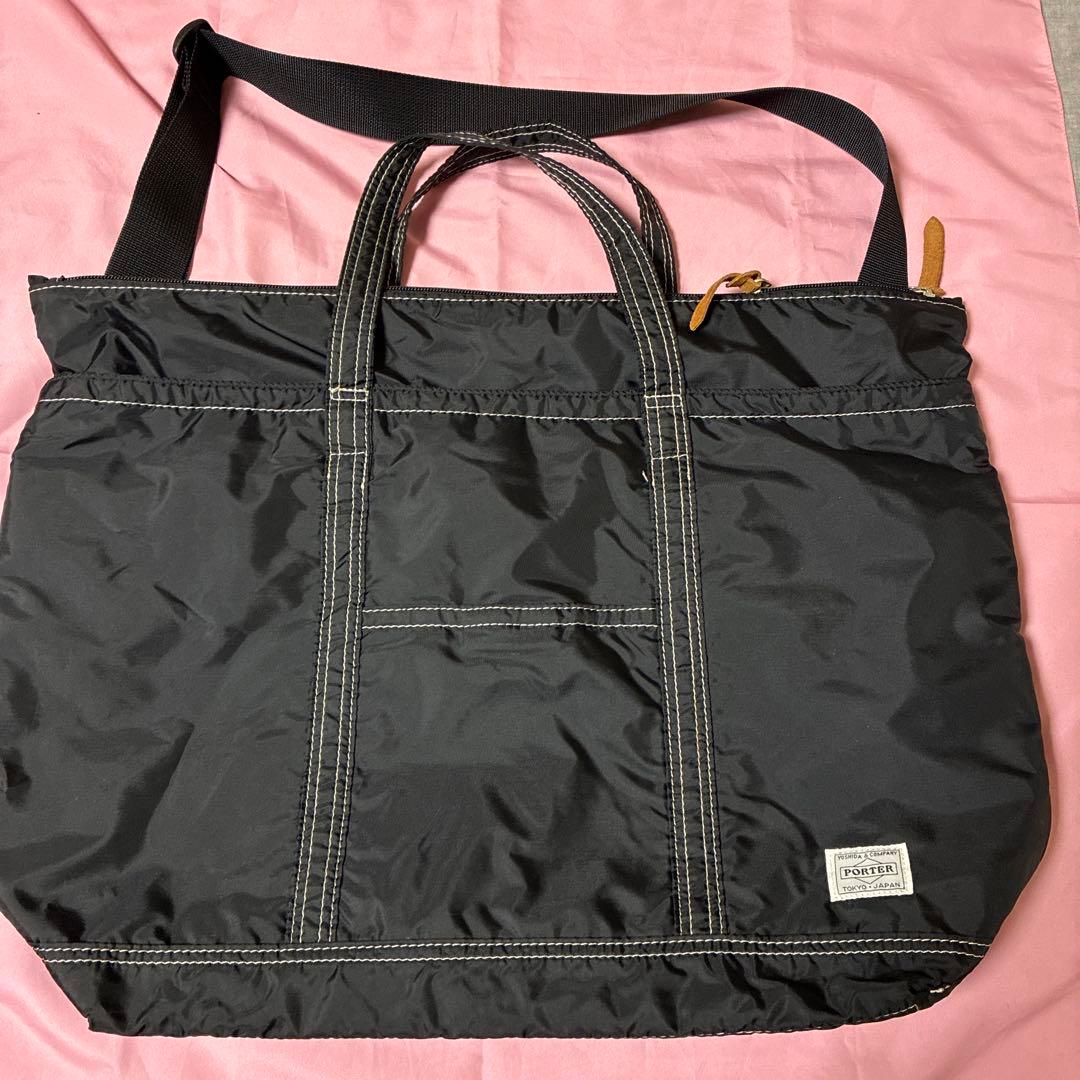 PORTER ポーター REEF リーフ 2way トートバッグ ブラック