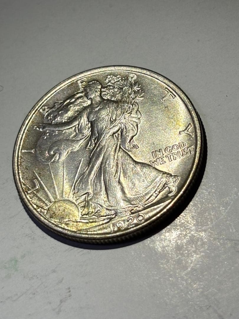 アメリカ　50セント銀貨　1920年　古銭　外国　ハーフダラー