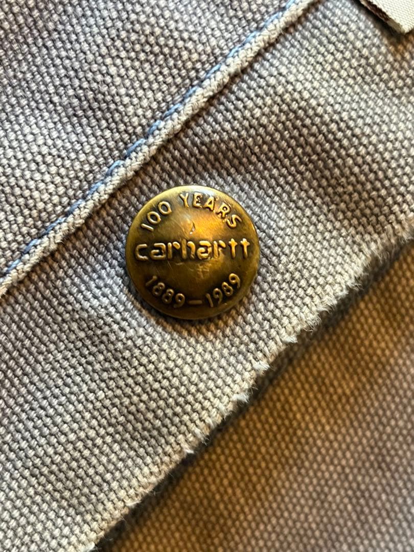 89年製　カーハート サンタフェジャケット　ライトグレー　100周年