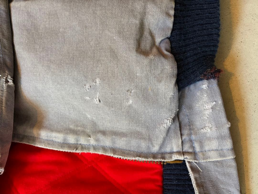 89年製　カーハート サンタフェジャケット　ライトグレー　100周年