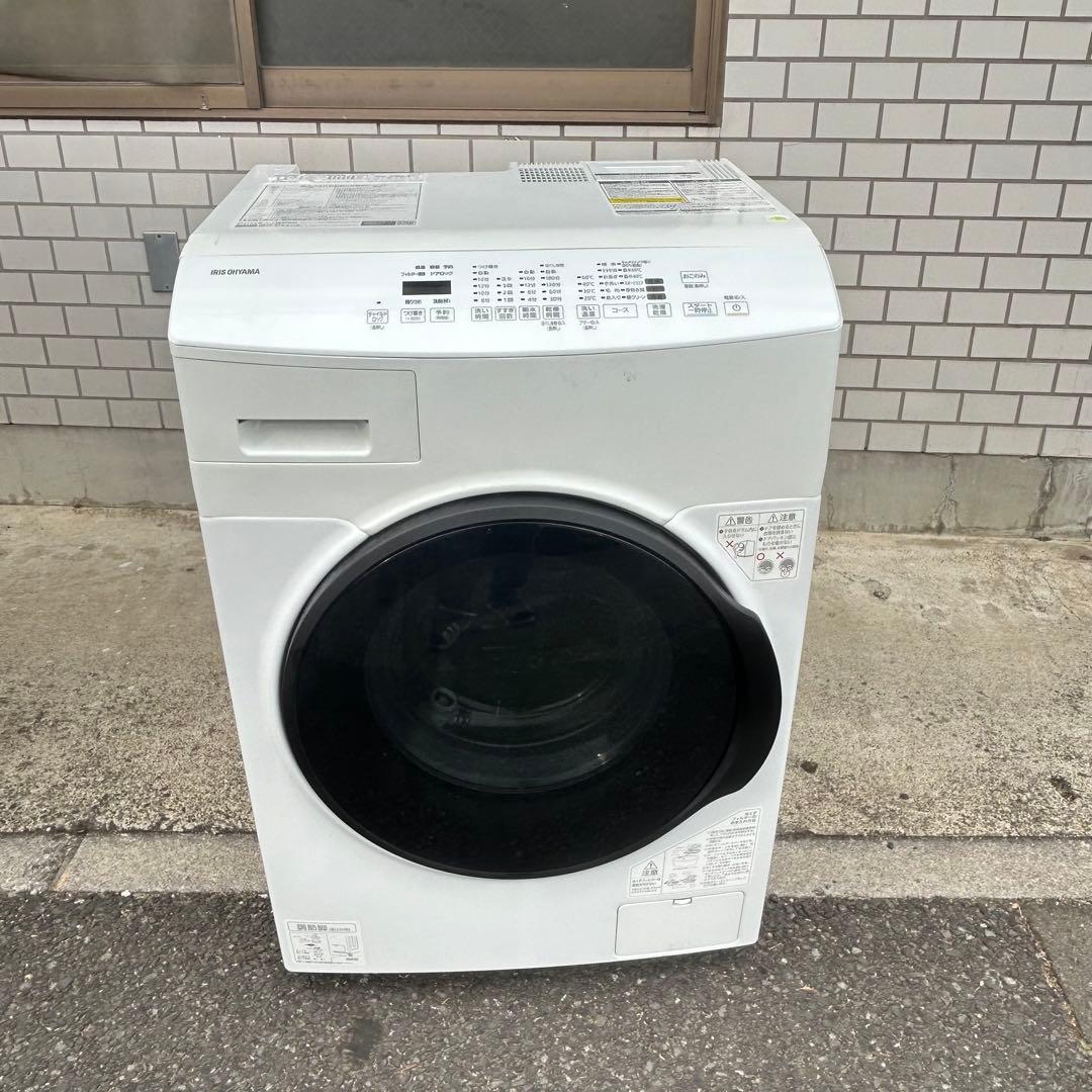 ドラム式洗濯乾燥機 アイリスオーヤマCDK842-W 2023年製8kg送料込み