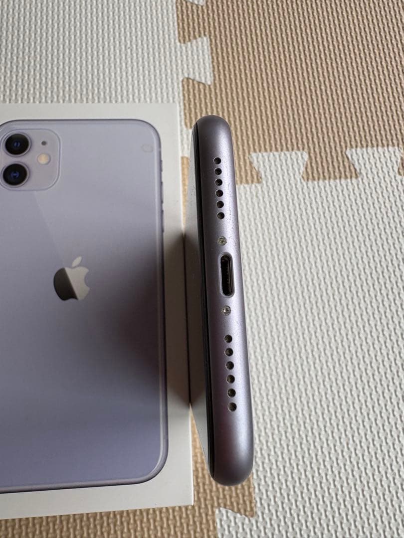 iPhone 11 パープル 本体 SIMフリー 付属品あり