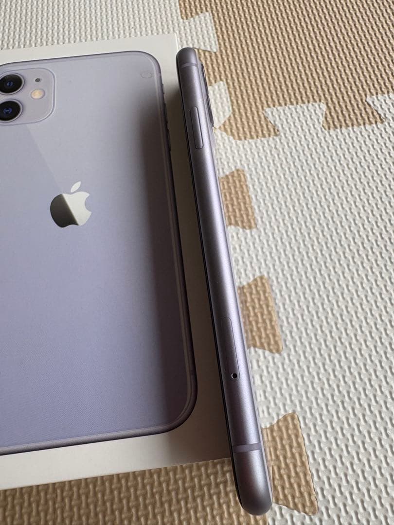 iPhone 11 パープル 本体 SIMフリー 付属品あり