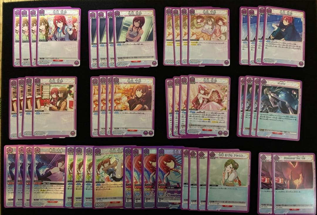 UNION ARENA　シャニマス　紫アルストロメリア　デッキ