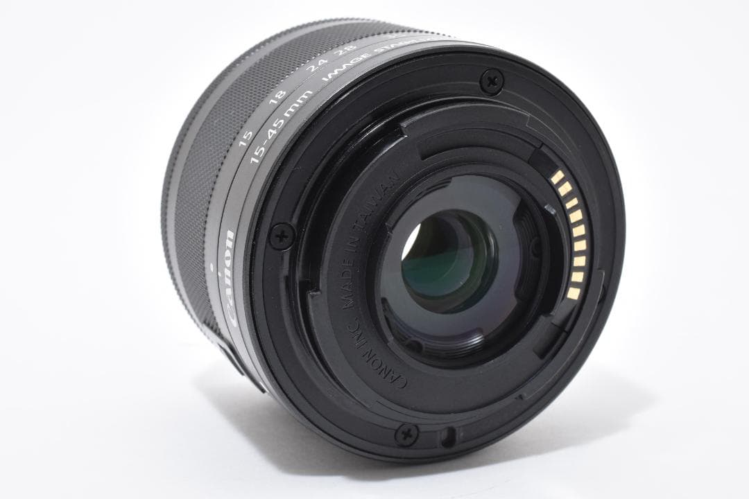 超美品 Canon ズームカメラレンズ EF-M 15-45mm 3.5-6.3