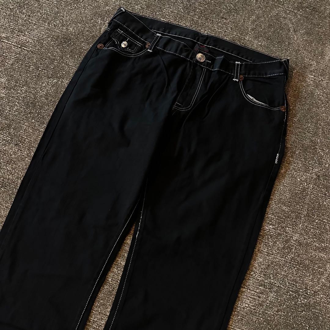TRUE RELIGION BILLY デニムパンツ ブラックW34 ストレート