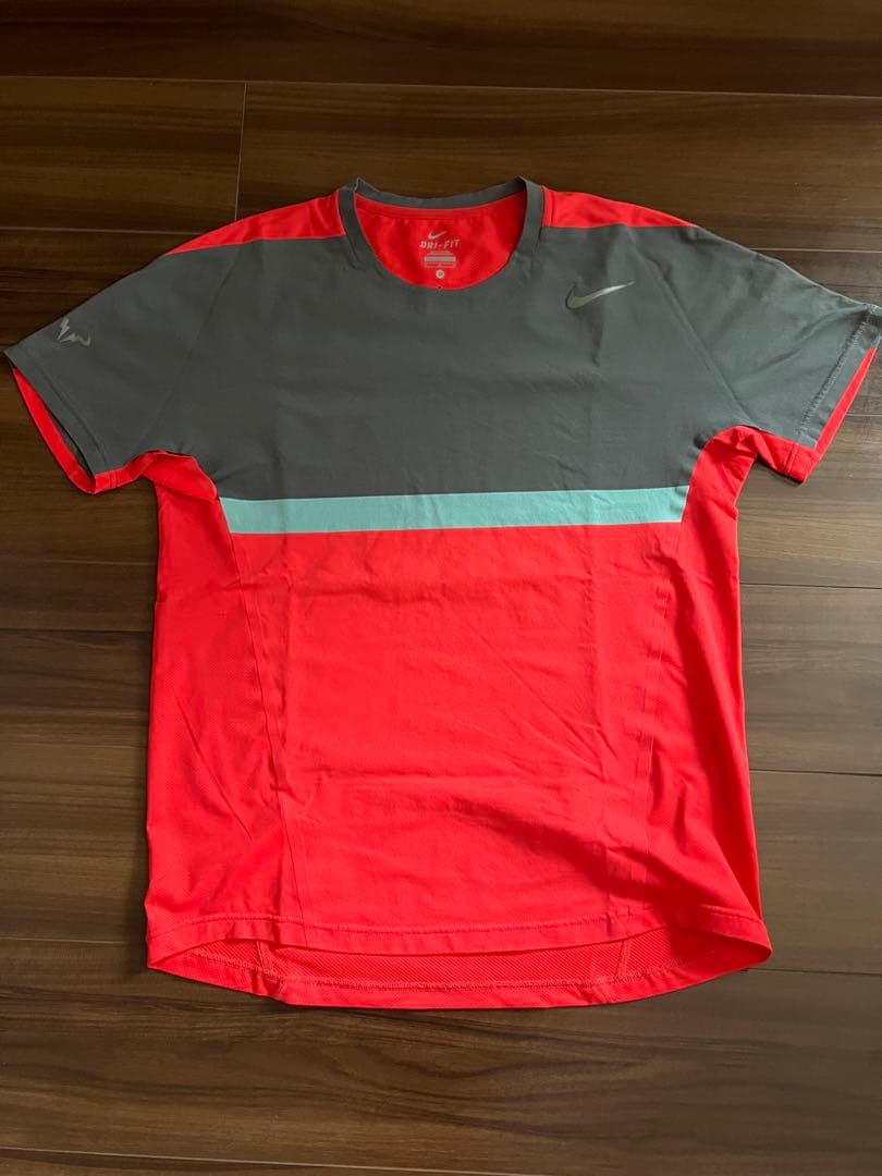 極美品◆ナイキ◆ナダル着用Tシャツ◆Mサイズ◆2014全豪オープン