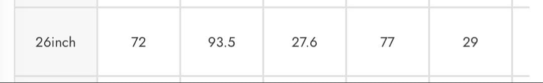 MOUSSY ADVANCED LONG LEG フレア　26inch