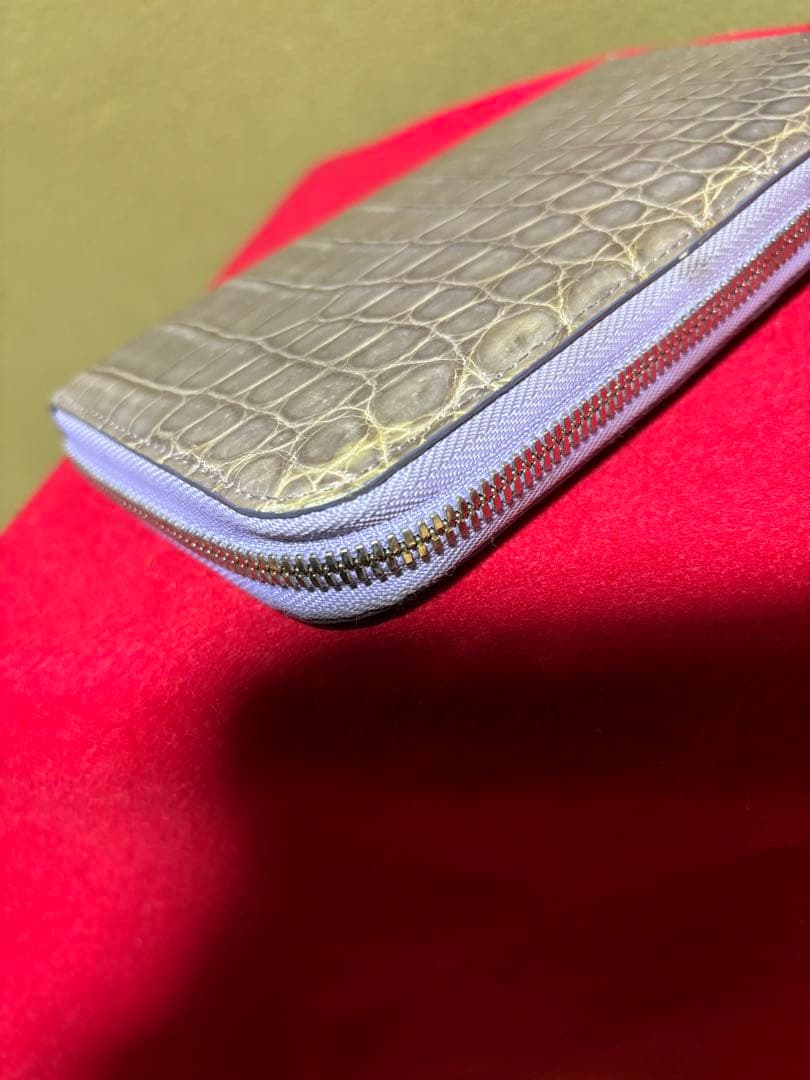 池田工房　クロコダイル　長財布