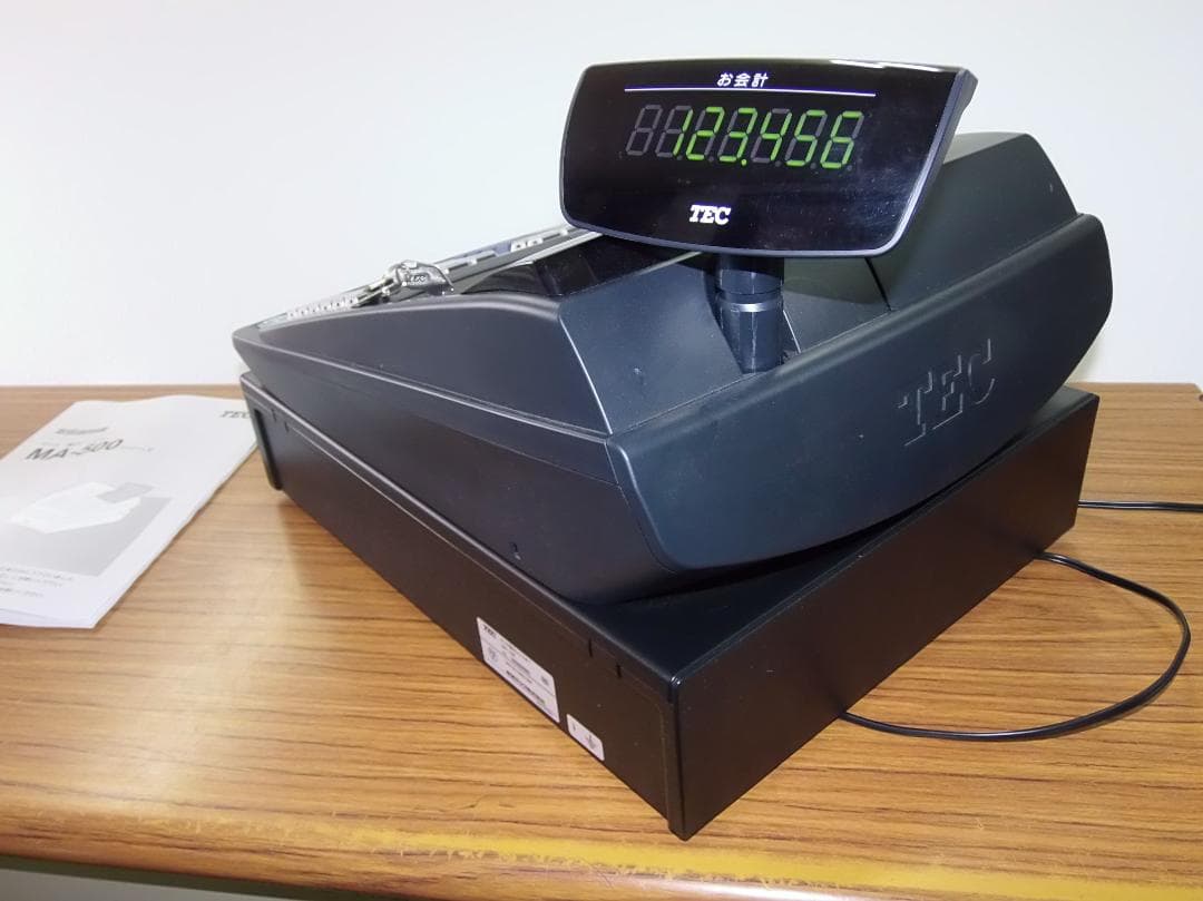 美品 店名設定無料 東芝テック MA-500-5 レジスター 250514