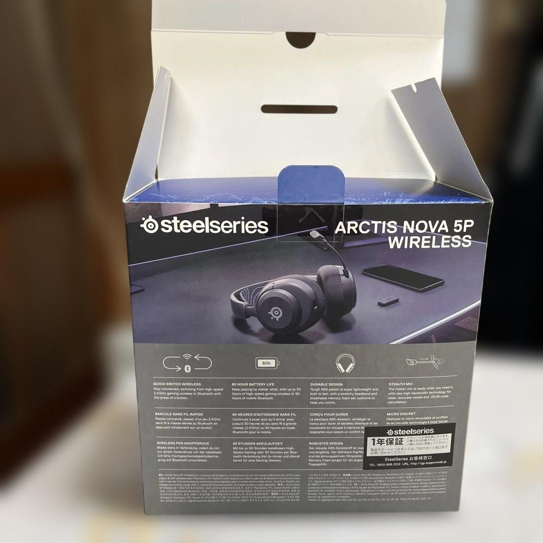 ヘッドホン steelseries ARCTIS NOVA 5P WIRELESS