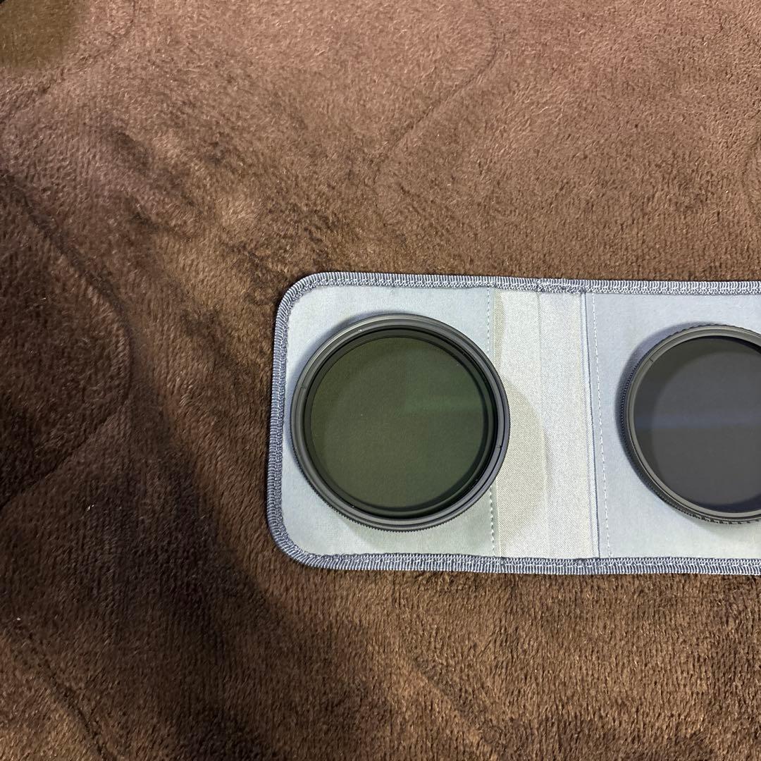 K&F ND、ブラックミスト、PLフィルター67mm ➕スマホグリップ、入れ物