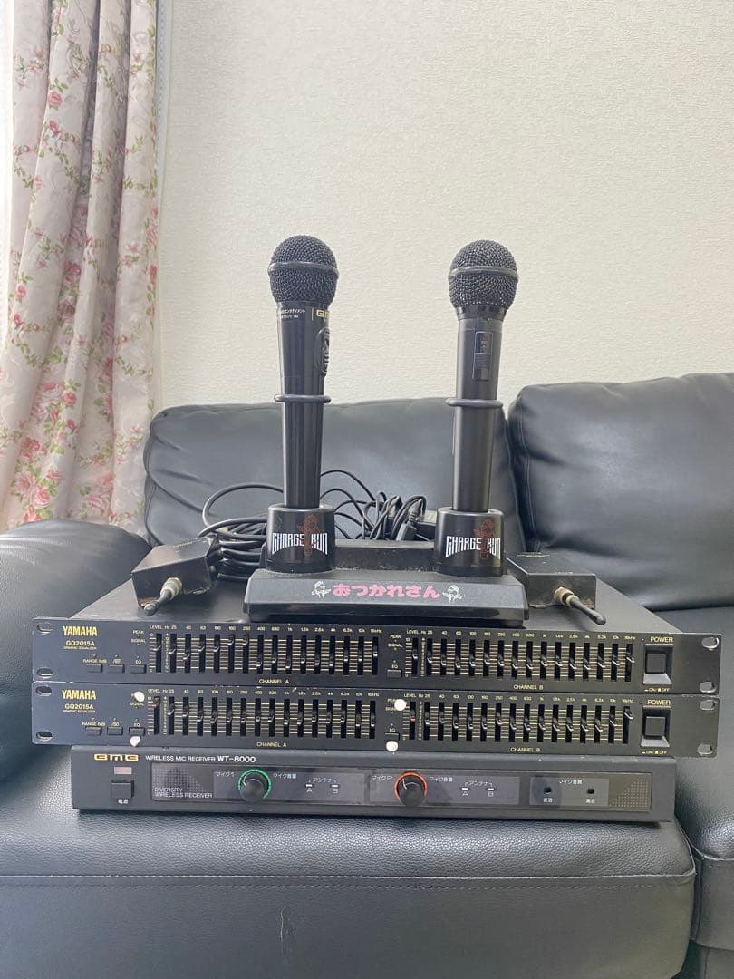 YAMAHA GQ2015A グラフィックイコライザー ワイヤレスマイクセット