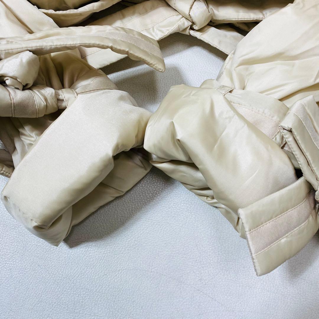 未使用 TO BE CHIC ダウンコート 40 ウエストリボンベルト