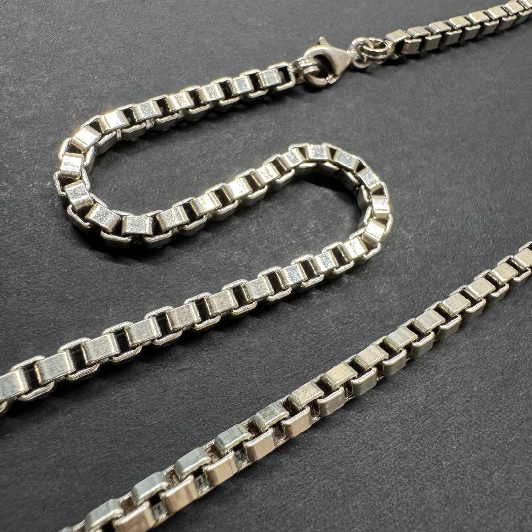 【45㎝ 36g 3.8㎜ 超太め】ベネチアンチェーン silver925