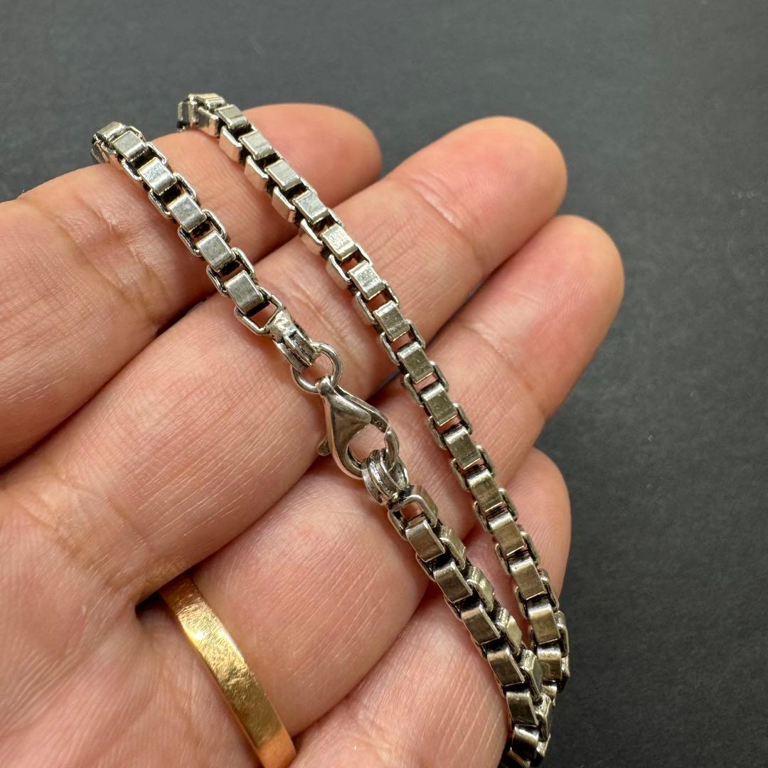 【45㎝ 36g 3.8㎜ 超太め】ベネチアンチェーン silver925