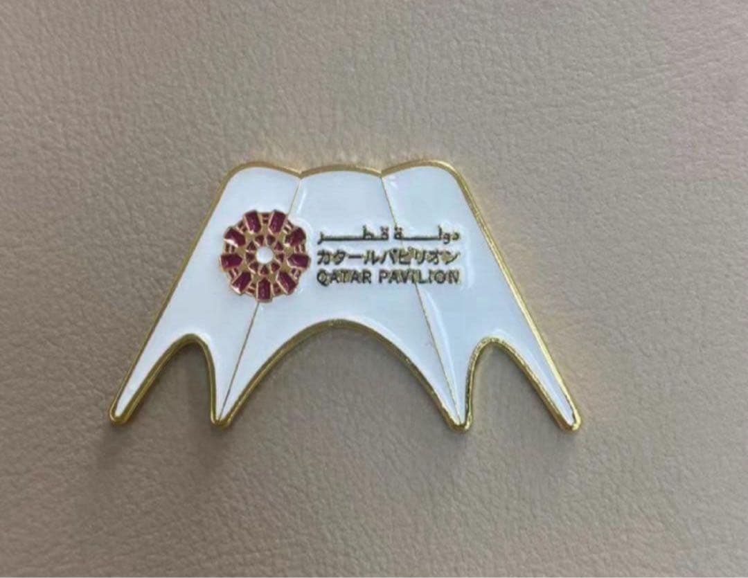 関西万博、expo2025、Pavilion、ピンバッジ、カタール館、レア