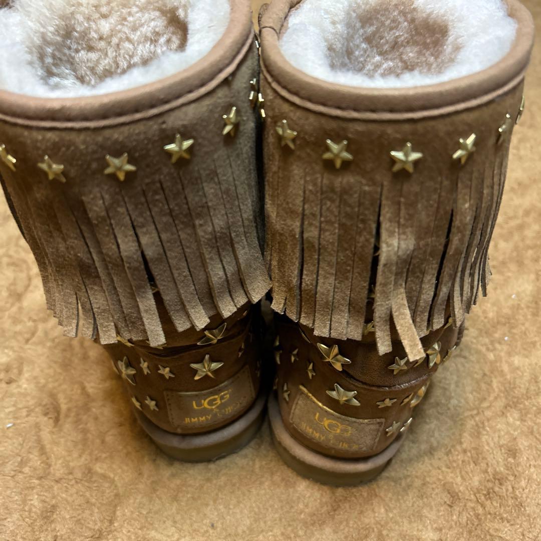 ジミーチュウ UGG JIMMY CHOO ムートンブーツ 24