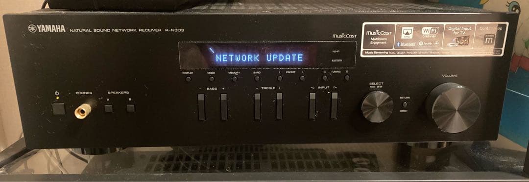 YAMAHA R-N303 AVアンプ WiFi、Bluetooth対応