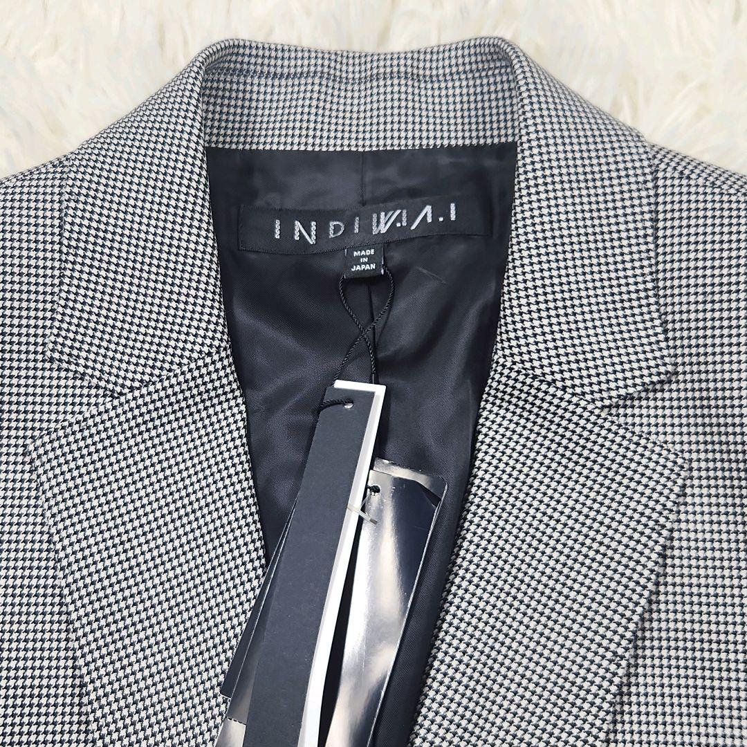 s*e様 【未使用】　インディヴィ　千鳥格子柄　スーツセットアップ　ロロピアーナ