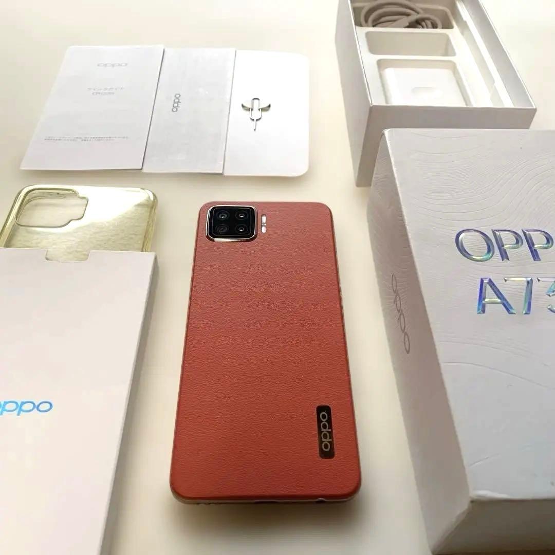 OPPO A73 楽天　64GB スマホ　ダイナミックオレンジ　付属品付　箱付