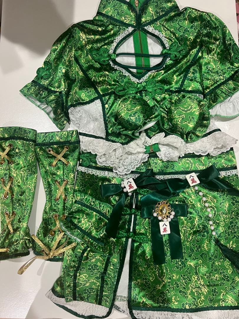 【damered07】セパレート麻雀チャイナ 緑